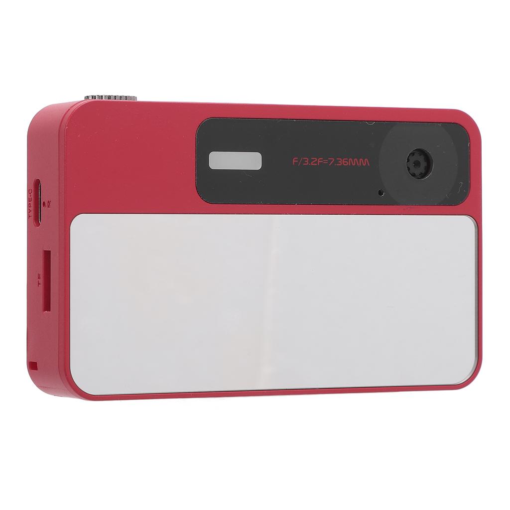 Fotocamera Digitale 48MP 1080P Doppia Lente Anteriore Posteriore Schermo IPS da 2.4 Pollici Stabilizzazione Elettronica dell'Immagine