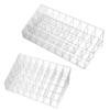 Clear Makeup Organizer Box with 36 or 40 Compartments for Lipstick and Jewelry Storage Multifunctional and Portable Organizer