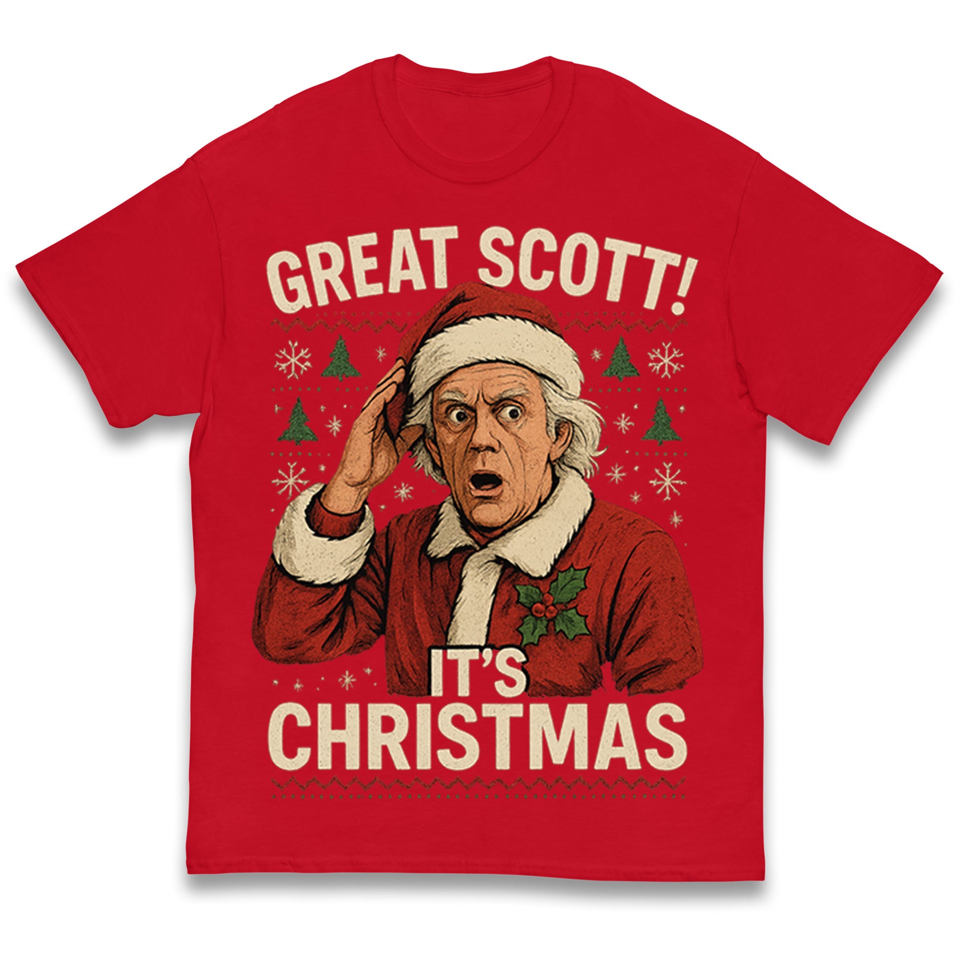 Great Scott It s Christmas Back To The Future Kids T Shirt 110