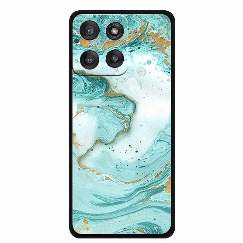For Motorola Edge 60 Stylus Case Marble Painted Silicone Back Cover Case for Edge 60 Stylus Case Back Coque Edge 60 Stylus Cases