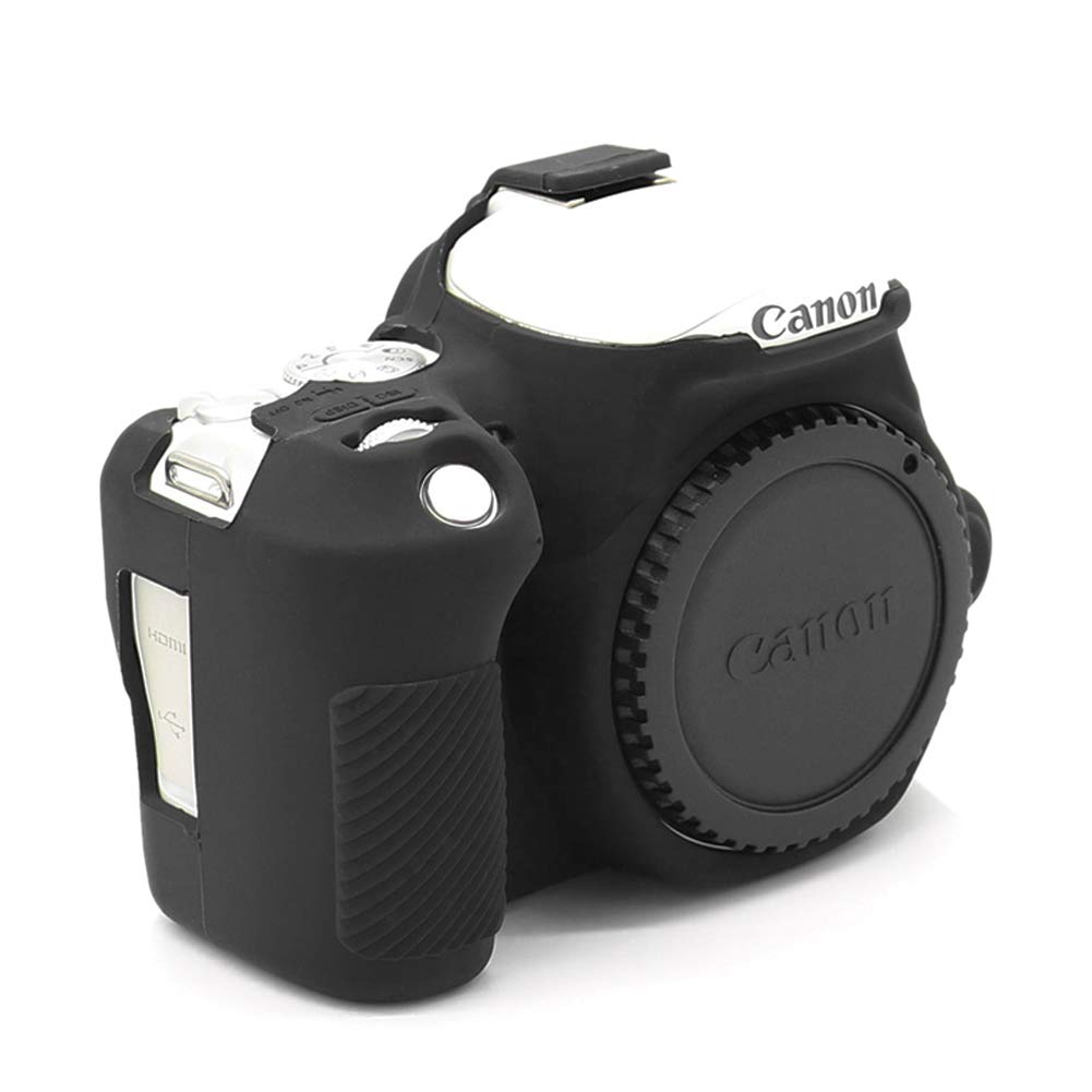 Kinokoo CANON Canon EOS KISS X9 EOS KISS X10 Silicone Cover Camera Case Camera Cover / (BK)