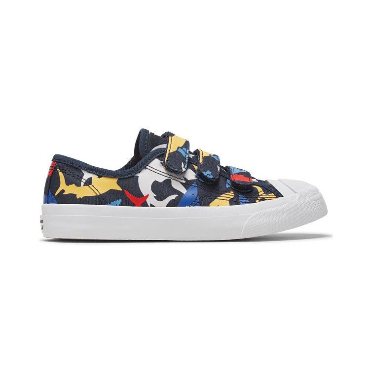 Converse Jack Purcell Low Easy-On PS 'Shark Bite - Black' 368144C