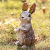 Resin Cute Rabbit Figurine Animal Statues Waterproof for Outdoor Party Indoor Home Ornaments
