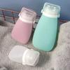 Silikon Tragbare Reiseflasche Kosmetikaufbewahrung Nachfüllbare Lotionflasche Auslaufsicherer Shampooflasche Quetschflasche Leere Flasche