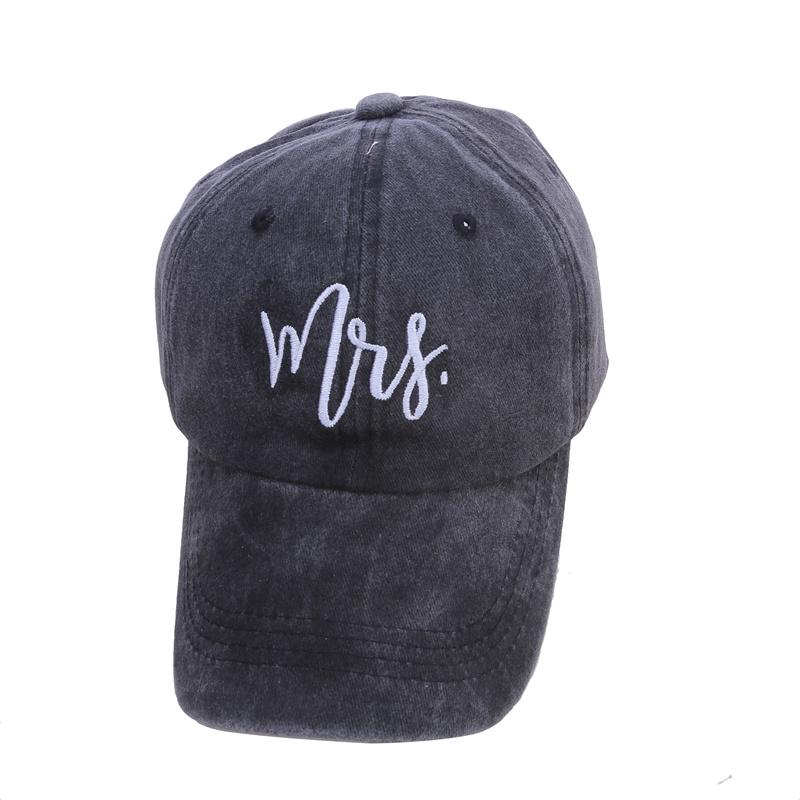 Retro Washed Aged Baseball Hat Fashion Letter Printed Peaked Caps Solid Color Duck Tongue Cap Men Women Sun Visor