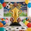 Football Balloons Extra Large Inflatable Football Balloon for Party Decorations Football Birthday Game Day Celebration Indoor Outdoor Photo Backdrop