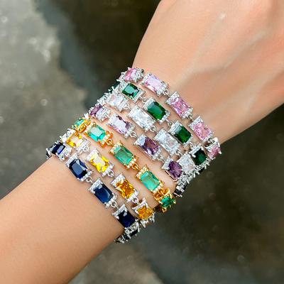 Premium Voll-Diamant Armband Candy Zirkon Inlay Armband Armband Schmuck