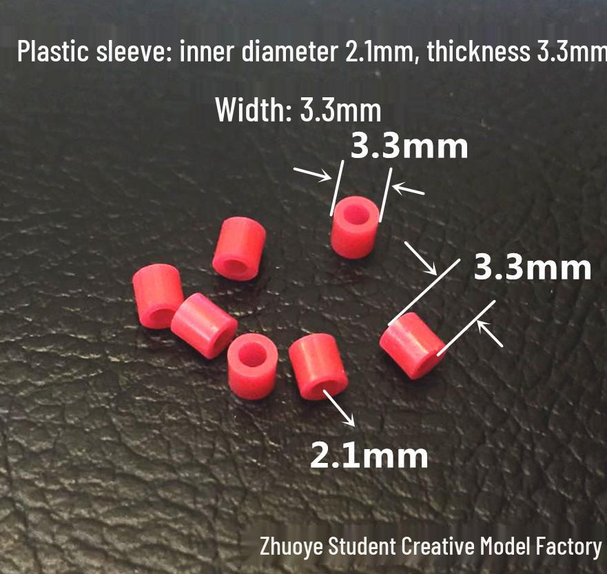 

Corrosion & Friction-Resistant Plastic Gasket, 2mm Inner Hole, 3.4mm Thickness