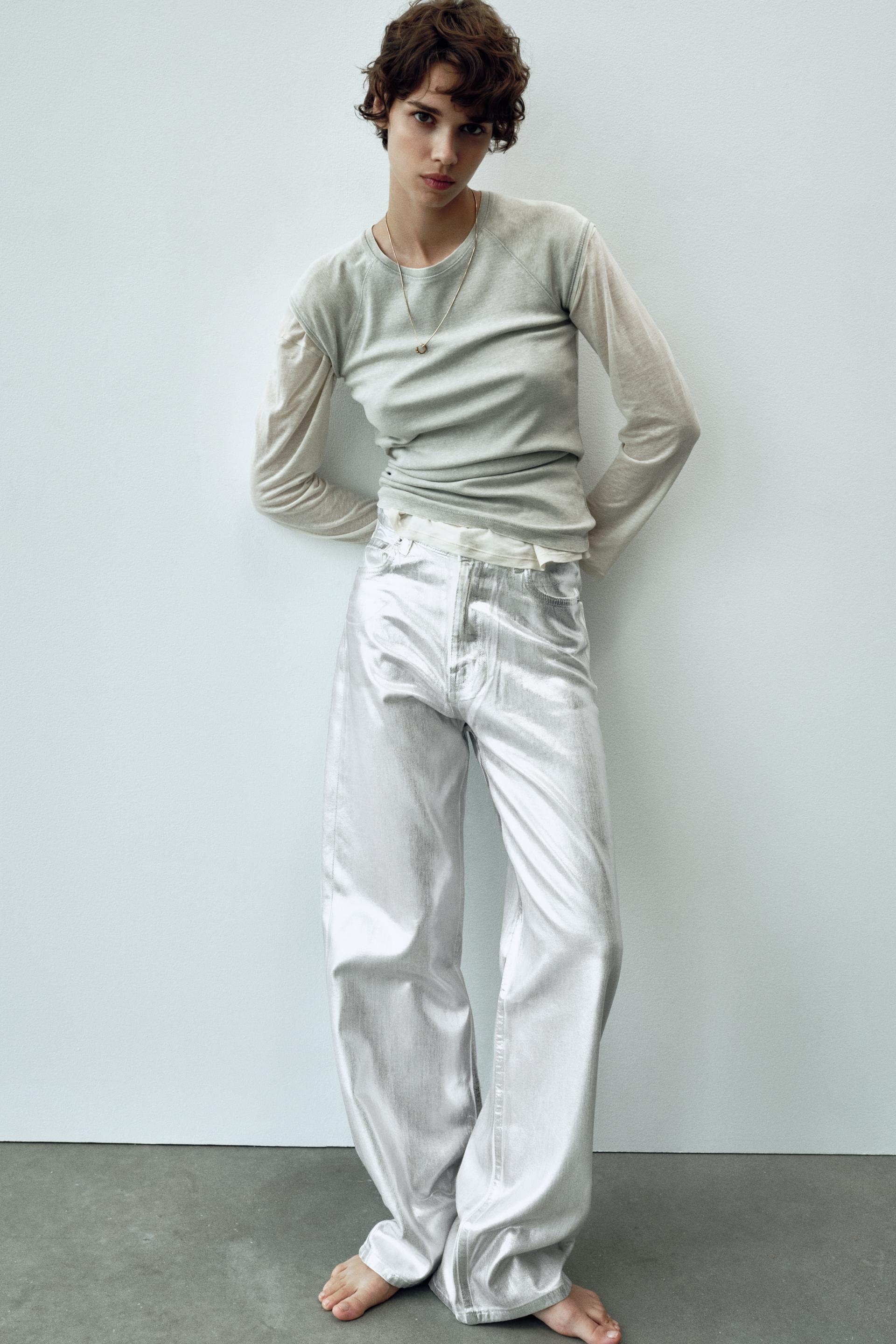 

ДЖИНСЫ TRF С ВЫСОКОЙ ПОСАДКОЙ