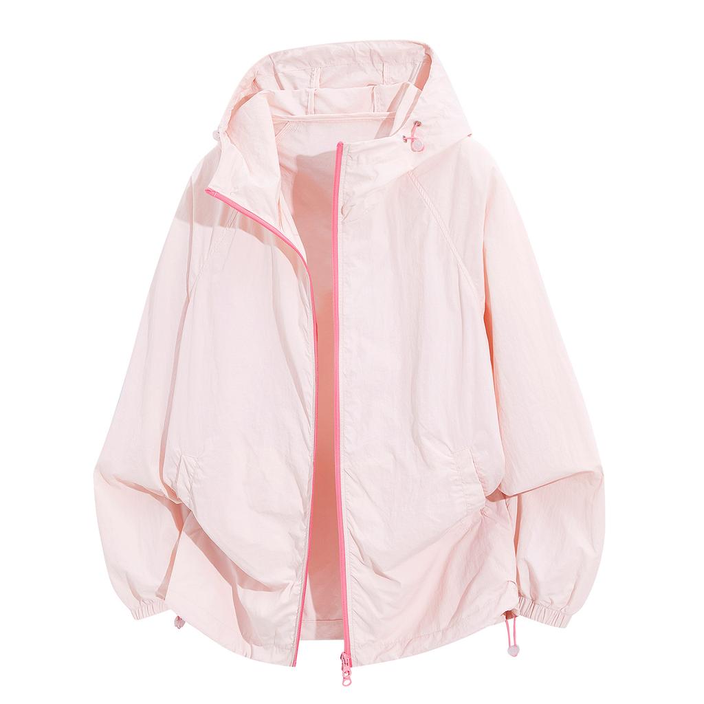 Sunscreen clothing women's small summer outdoor UV protection sunscreen clothing ice silk thin jacket women