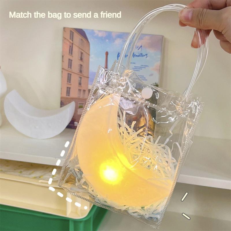 

Прекрасный трендовый романтический подарок в лунном свете, креативный светодиодный ночник, таинственный подарок ручной работы на день рождения gift bag + raffia