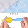 CHENLONB Baby Bottle Nipple Brush Set of 4 Nipple Cleaning Tool Baby Bottle Cleaning Brush Small Lightweight Soft Hangable Baby Bottle Nipple Cleaning