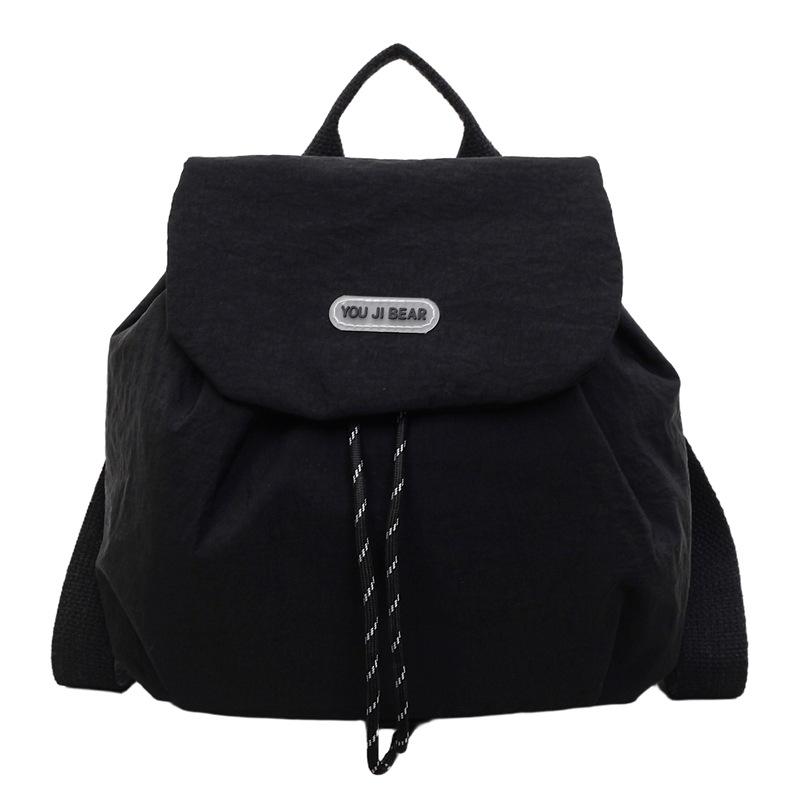 Schoolbag1011 New Fashion Small Backpack Casual Backpack Women's Large Capacity Commuter Work Bag Outdoor Travel Bag