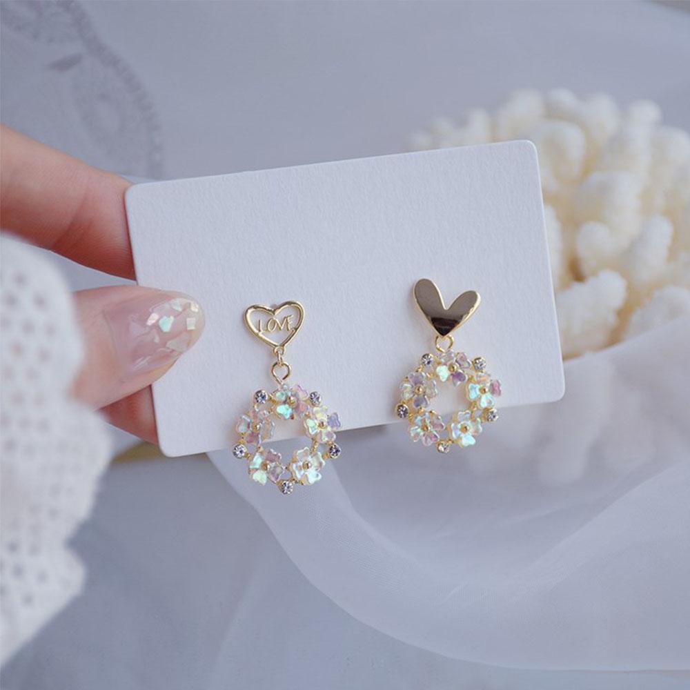 

Фэнтези любовь сердце красочные серьги-гвоздики асимметрия серьги любовное письмо серьги свадебные украшения