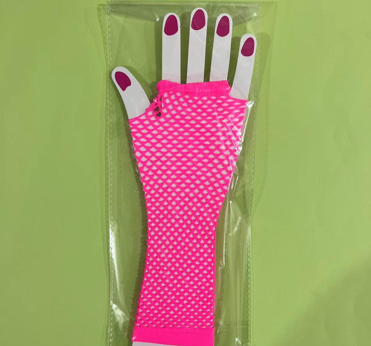 

Leg Arm Cuff Party Wear Fancy Women Glove Cosplay Darkly Ninja Mitten New Black Fishnet Fingerless Long Gothic Gloves One Size розы красного