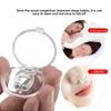 Nose Clip Silicone Magnetic Anti-snoring Device Mini Portable Easy Access Soft Ventilating Nose Clip Physical Therapy