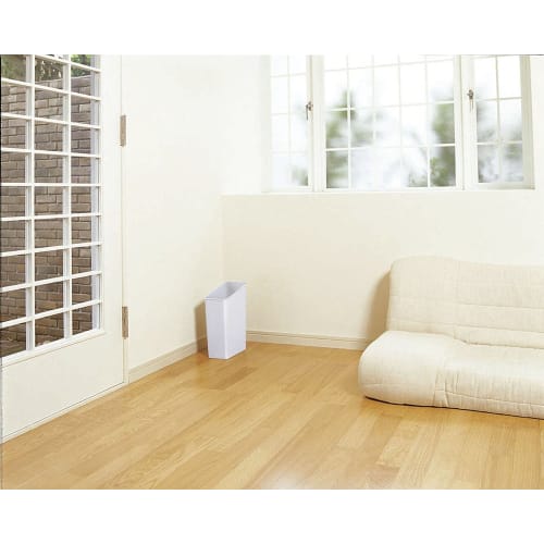 Shinki Gosei Tombo Toss Trash Can, 5.2 Liters, Gray, Simple Design, 13cm Wide x 22cm Deep x 30cm High, O-30, Made in Japan