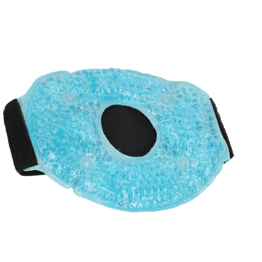Impacco di gel caldo freddo per ridurre il gonfiore, tutore per ginocchio riutilizzabile con perline di gel per spalla, collo e caviglia, colore blu cielo