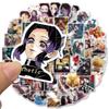 Set of 50 Demon Slayer: Kimetsu No Yaiba Infinity Train Graffiti Stickers for Suitcase, Skateboard, Speaker - Waterproof Decals