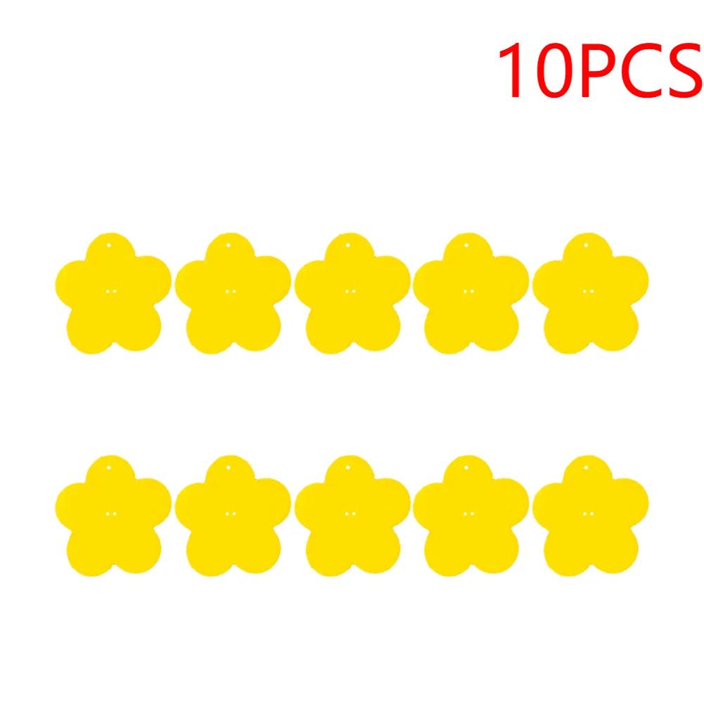 100-10pcs Dual-Sided Insect Mosquito Sticky Trap For Garden Insect Killer Whitefly Thrip Fruit Fly Gnat Waterproof Sticky Board