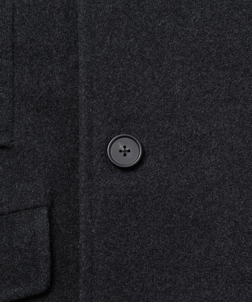 Musinsa Standard Wool Blend Extra Oversized Peacoat [Charcoal Grey]