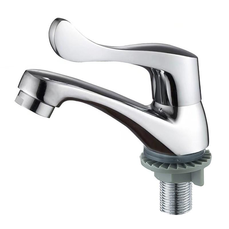 98 Single Cold Water Faucet for Wash Basin - Quick Open 4 Points Pedestal Design