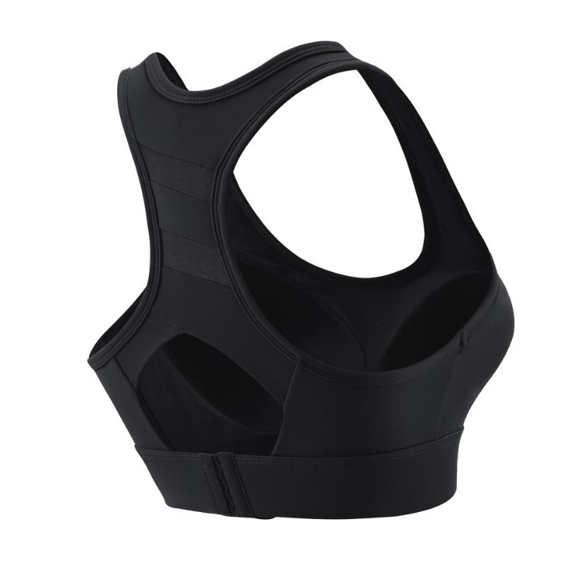 Women Wireless Vest Style High Support Breathable Sports Bra For Fitness Yoga