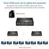 HDMI-kompatibler Splitter 1 in 4 Out Full HD 4K Audio Video Splitter 1x4 HDMI Splitter Verstärker Adapter für HDTV DVD PS3 Xbox