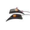 For Jeep Gladiator JT Wrangler JL Rubicon Sahara 2x Smoked Front Fender LED Repeat Side Marker Lights DRL Daytime Running Lamp