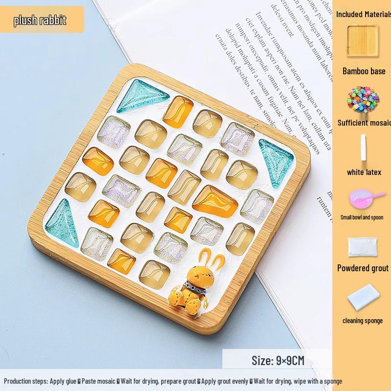 DIY Mosaic Coaster Kit for Kids: Creative Father's Day Craft