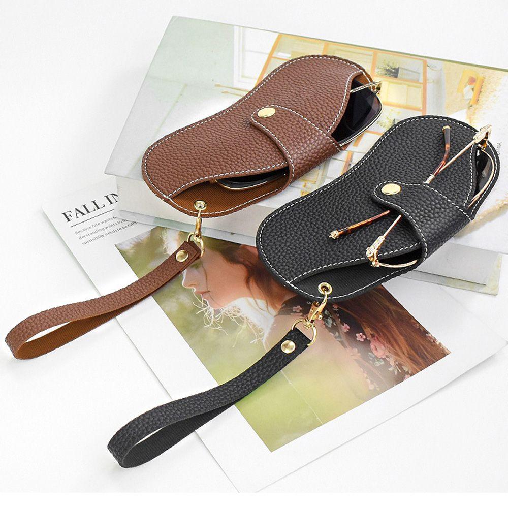 Reading Glasses Male Sunglasses Pouch Eyewear Pouch Eyewear Protector PU Leather Glasses Case