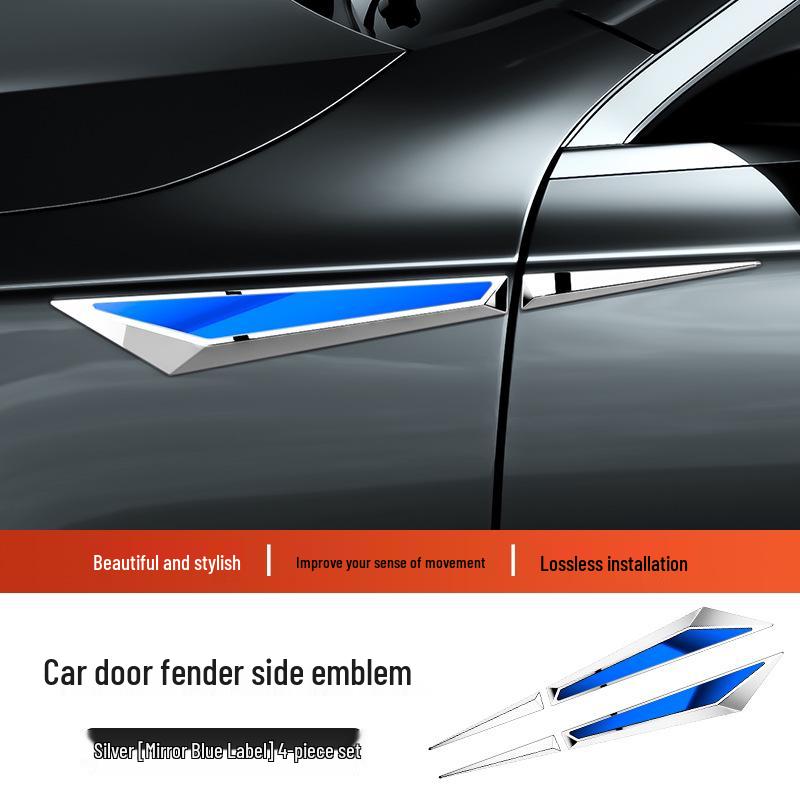 Nezha V/S/U/AYA/N01 Fender Emblem Blade Metal Body Sticker