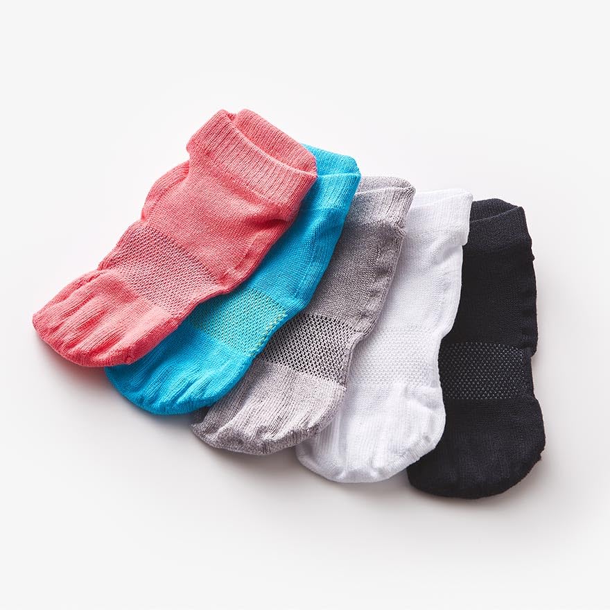 Totonoeru Walking Unisex Foot Health Exercise Health Socks Socks Yamachu 817940 [CareSocks] (Black 23-24cm) (Doctor Recommended)