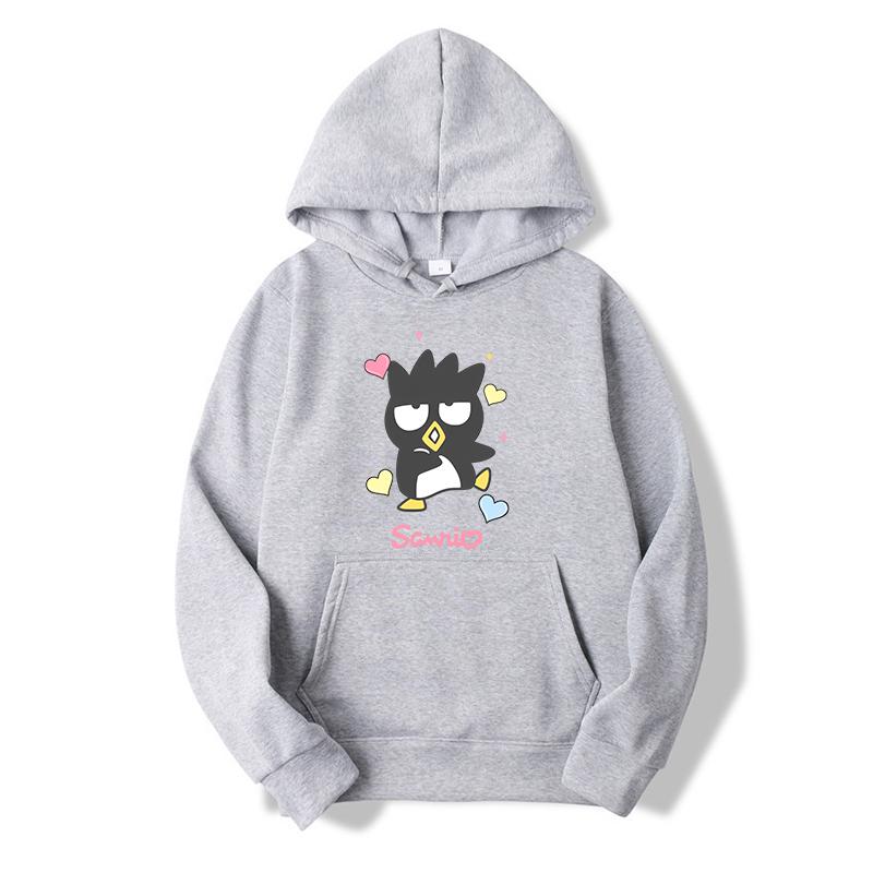Bad Badtz Maru Hoodies Men Women Autumn Winter Hooded Pullover Sweatershirt Boys Girls Student Hip Hop Hoddie Sweatshirts