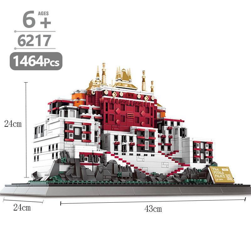 Chinese Model Architecture Building Blocks Compatible with Lego Bricks Toys for Adult Great Wall Forbidden City