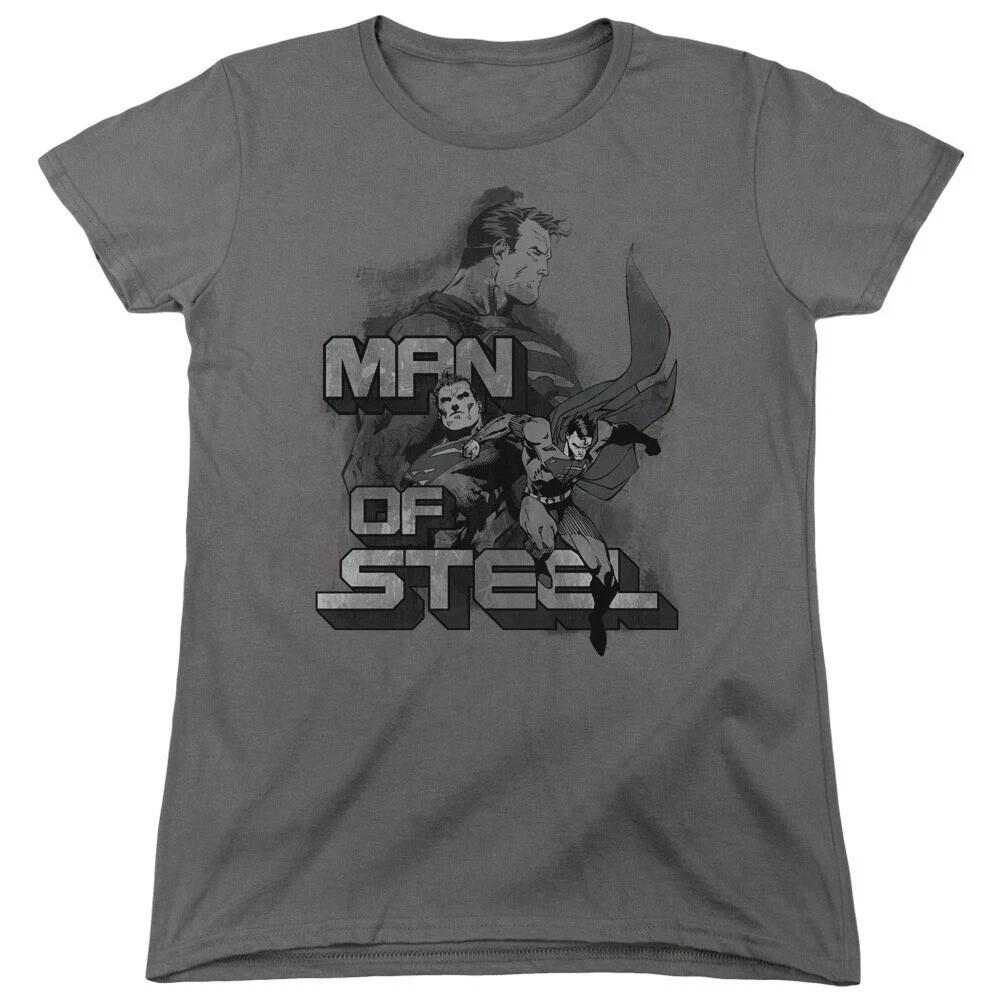 Superman  Steel Poses  Women s T-Shirt 2XL