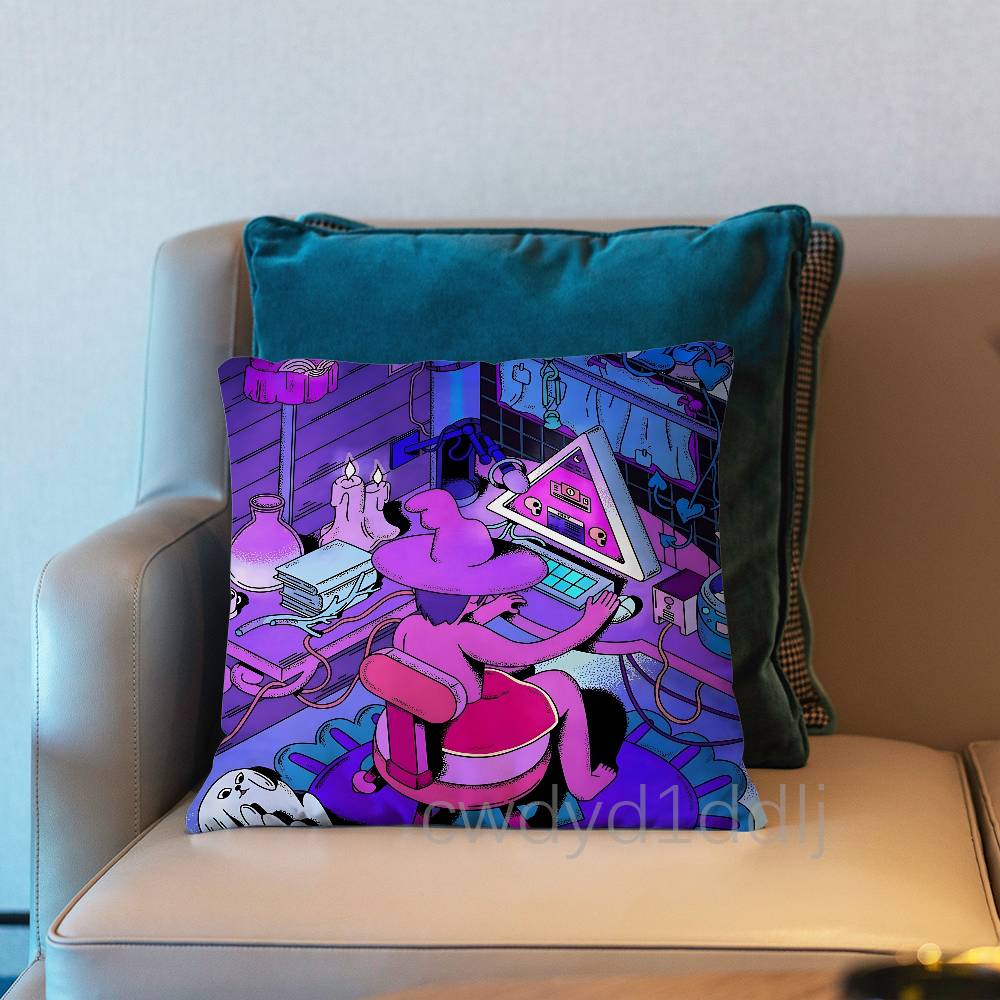 MMidnight Gospel Pillow Case Cover Square Sofa With For Pattern Comfortable Cushion Suitable Of Room