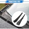 1 Pair Front Windshield Wrap Corner Trim Compatible for Nissan Rogue 2014-2020, Durable Plastic Black Left Right Windshield Wiper Cover