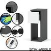 Narrow Bedside Cabinet 20Cm Grey White Bedside Table For Bedroom Nakastlik Loft