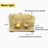 Square Solar Ice Brick Buried Lamp Light Warm Cube Led 6led Lights Large Ground Automatic Lighting Landscape Powered Garden Lawn