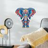 Glow-In-The-Dark Colored Totem Elephant Toilet Sticker Self-Adhesive Removable Wall Decal Home Bathroom Living Room Decor
