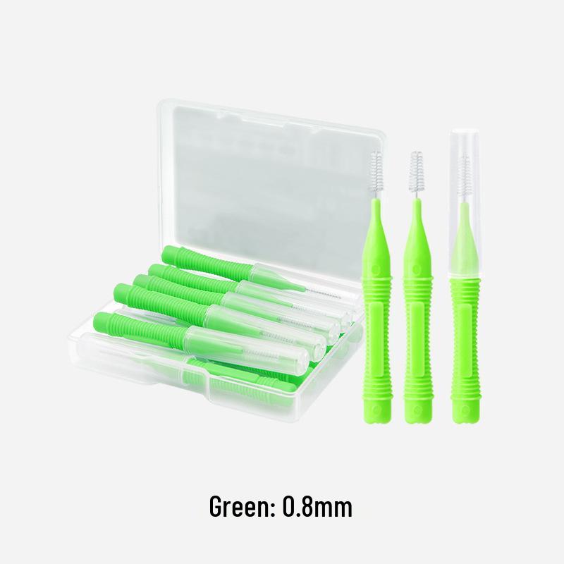 Customizable I-Type Superfine Interdental Brush for Orthodontic Care - Soft Bristles for Effective Cleaning