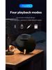 Cross-Border Bluetooth Alarm Clock Speaker with Colorful Atmosphere Light