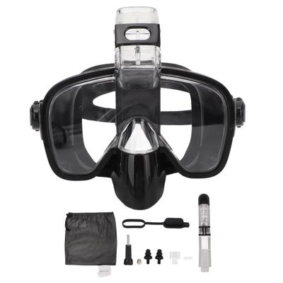 Gafas de Buceo Antivaho Buen Sellado Gafas de Snorkel con Montura para Cámara para Natación