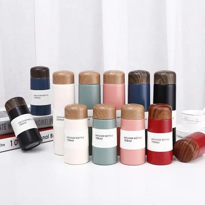 Japan Style Mini Portable Vacuum Flask for Girls Small Capacity Cute Portable Cup Simple Style Cup Thermos Bottle Water Bottles