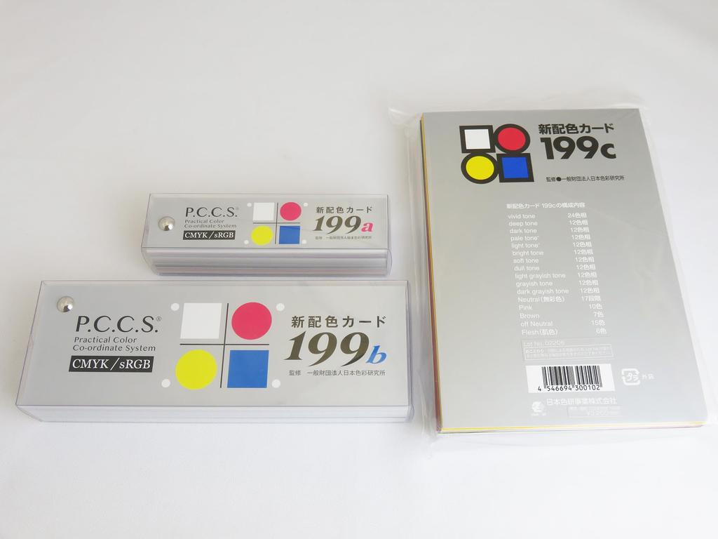 Nihonsikikenjigyo New Color Card 199c 12×17.5cm 50535