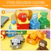 Zoo Train Digital Matching Toy Includes 9 Independent Carriages 1 Locomotive and 10 Animals Toddler Learning Toy