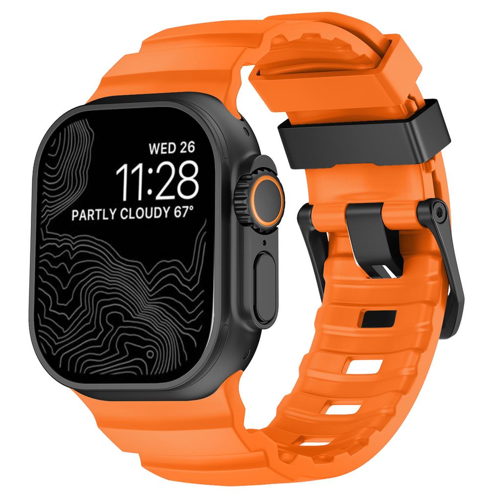 Trail Silicone Strap For Apple Watch Ultra 3 2 49mm Band 11 10 9 8 7 46mm 45mm High-end Bracelet Wristband iWatch 6 5 SE 3 44mm