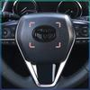1Pc Car Steering Wheel Logo Sticker Badge Interior Decoration For Toyota TRD Camry Corolla RAV4 CHR Yaris Auris