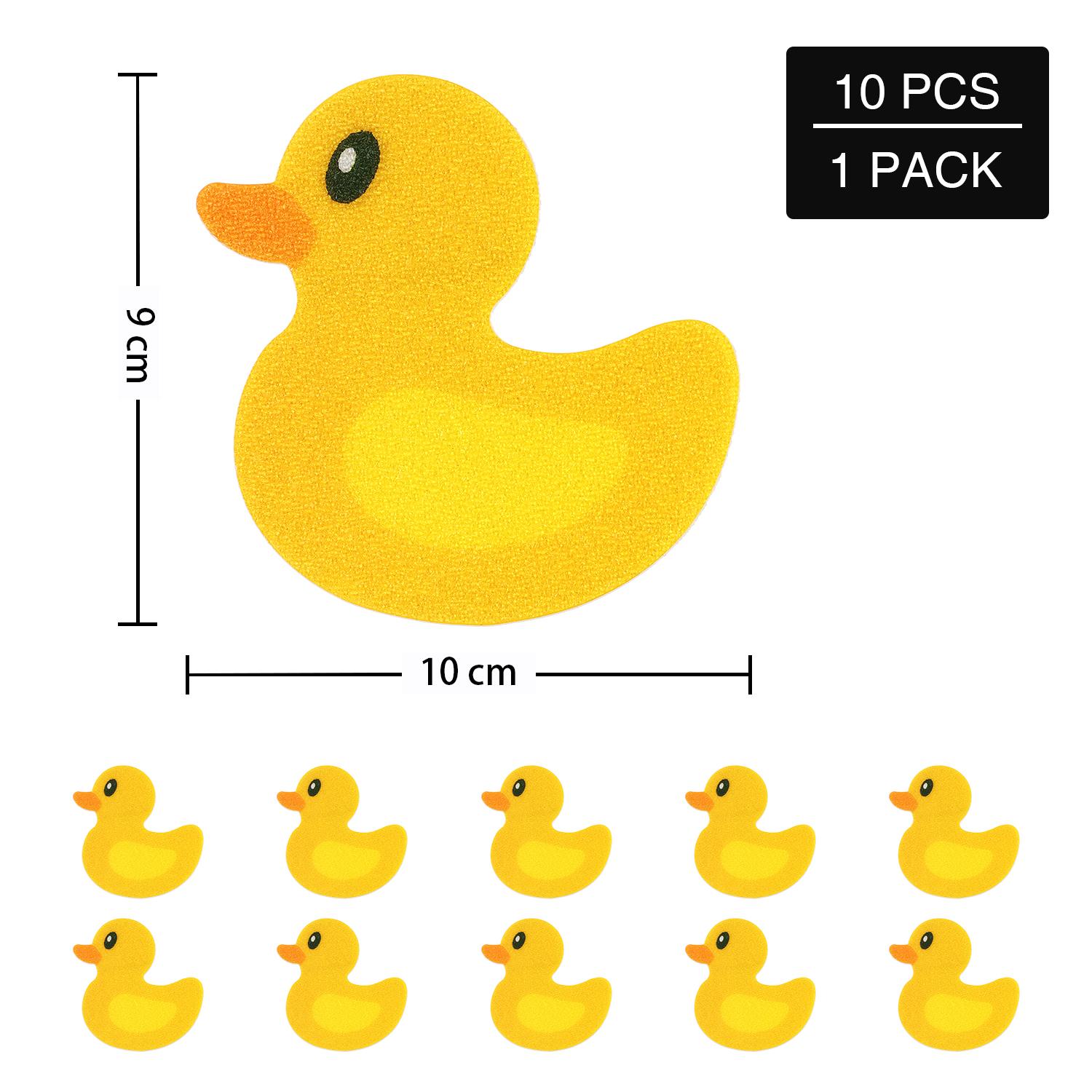 10 pieces of cartoon pattern bathroom bathtub anti-slip stickers, self-adhesive anti-slip stickers for stair floors